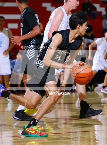 Thumbnail 2 in Bishop Montgomery vs. Saugus (Ryse Williams/Pac Shores Tournament) photogallery.