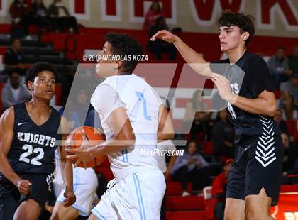 Thumbnail 3 in Bishop Montgomery vs. Saugus (Ryse Williams/Pac Shores Tournament) photogallery.