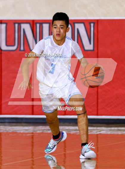 Thumbnail 2 in Bishop Montgomery vs. Saugus (Ryse Williams/Pac Shores Tournament) photogallery.