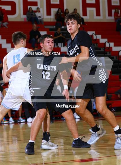 Thumbnail 2 in Bishop Montgomery vs. Saugus (Ryse Williams/Pac Shores Tournament) photogallery.