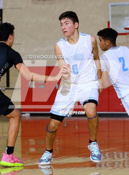 Thumbnail 2 in Bishop Montgomery vs. Saugus (Ryse Williams/Pac Shores Tournament) photogallery.