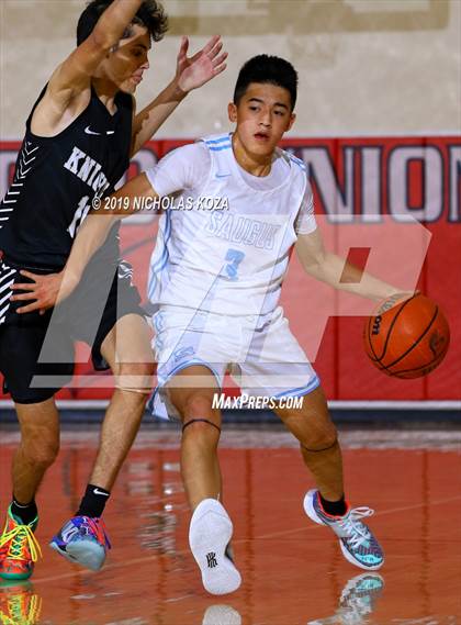 Thumbnail 3 in Bishop Montgomery vs. Saugus (Ryse Williams/Pac Shores Tournament) photogallery.