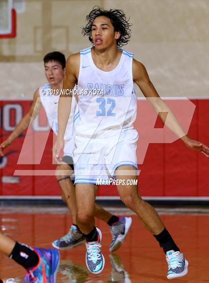 Thumbnail 2 in Bishop Montgomery vs. Saugus (Ryse Williams/Pac Shores Tournament) photogallery.
