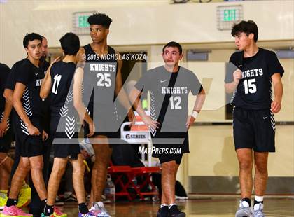 Thumbnail 3 in Bishop Montgomery vs. Saugus (Ryse Williams/Pac Shores Tournament) photogallery.