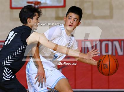 Thumbnail 1 in Bishop Montgomery vs. Saugus (Ryse Williams/Pac Shores Tournament) photogallery.