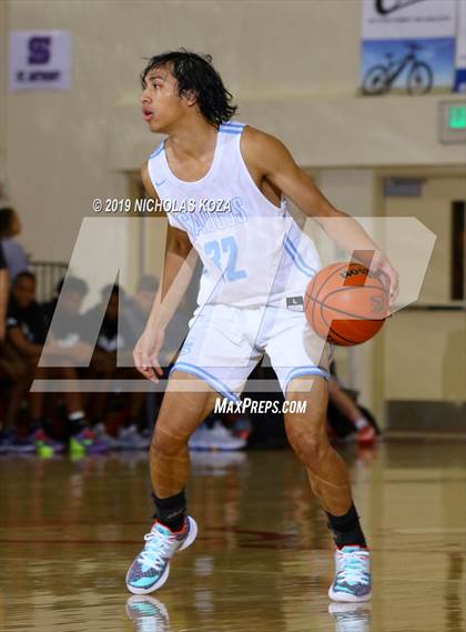 Thumbnail 3 in Bishop Montgomery vs. Saugus (Ryse Williams/Pac Shores Tournament) photogallery.