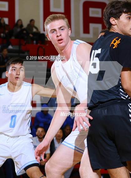 Thumbnail 3 in Bishop Montgomery vs. Saugus (Ryse Williams/Pac Shores Tournament) photogallery.