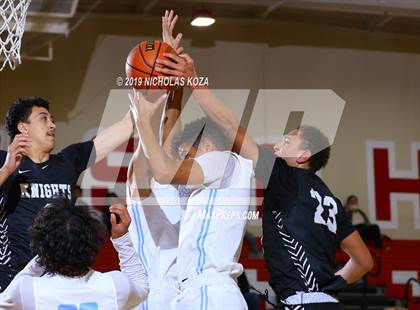 Thumbnail 2 in Bishop Montgomery vs. Saugus (Ryse Williams/Pac Shores Tournament) photogallery.