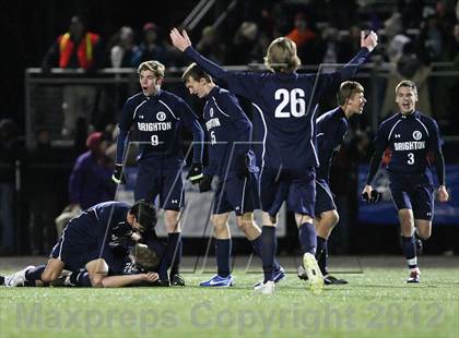 Thumbnail 2 in Mendon vs. Brighton (Section 5 Class A Final) photogallery.