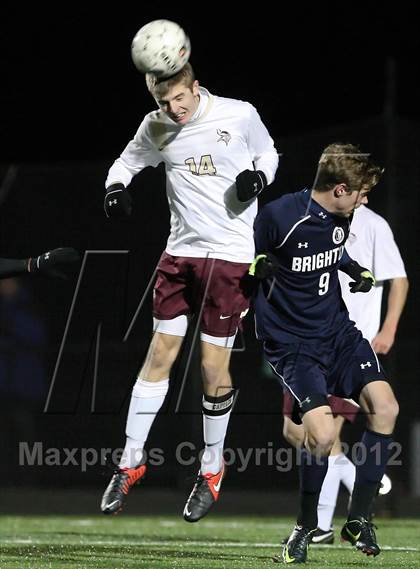 Thumbnail 2 in Mendon vs. Brighton (Section 5 Class A Final) photogallery.