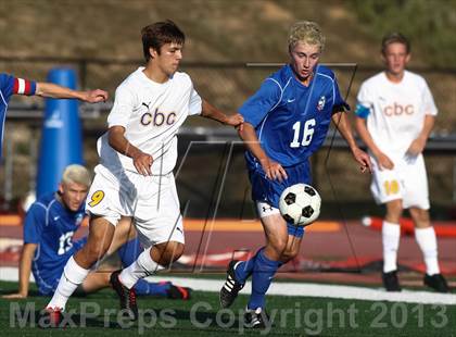 Thumbnail 3 in Cherry Creek vs. Christian Brothers (Gateway City Soccer Classic) photogallery.