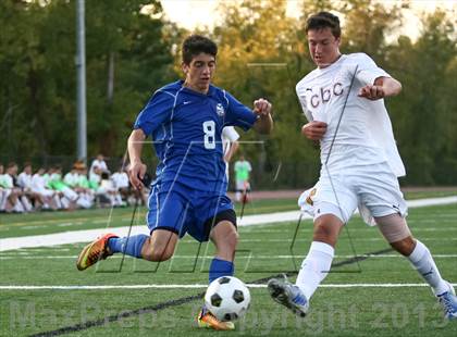 Thumbnail 3 in Cherry Creek vs. Christian Brothers (Gateway City Soccer Classic) photogallery.