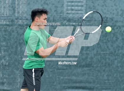 Thumbnail 2 in Redwood vs. Granite Bay (CIF NorCal Regional Team Tennis Championships) photogallery.