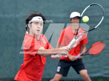 Thumbnail 3 in Redwood vs. Granite Bay (CIF NorCal Regional Team Tennis Championships) photogallery.