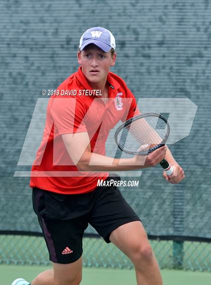 Thumbnail 1 in Redwood vs. Granite Bay (CIF NorCal Regional Team Tennis Championships) photogallery.