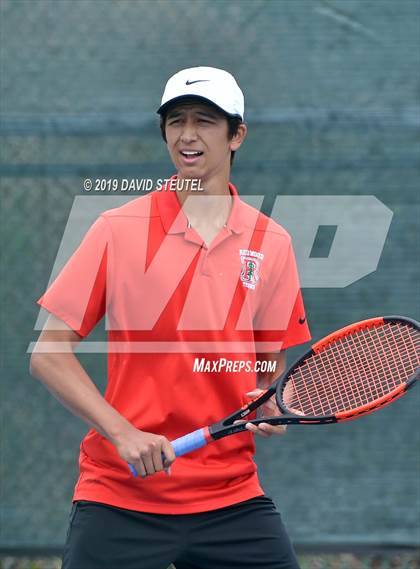 Thumbnail 2 in Redwood vs. Granite Bay (CIF NorCal Regional Team Tennis Championships) photogallery.