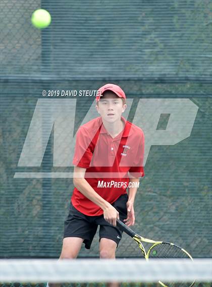 Thumbnail 1 in Redwood vs. Granite Bay (CIF NorCal Regional Team Tennis Championships) photogallery.