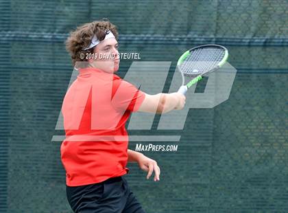 Thumbnail 1 in Redwood vs. Granite Bay (CIF NorCal Regional Team Tennis Championships) photogallery.