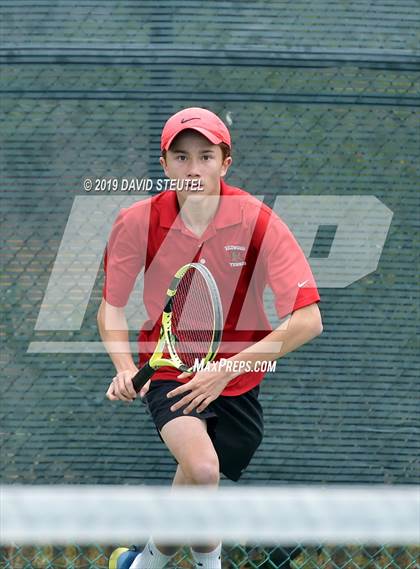 Thumbnail 3 in Redwood vs. Granite Bay (CIF NorCal Regional Team Tennis Championships) photogallery.