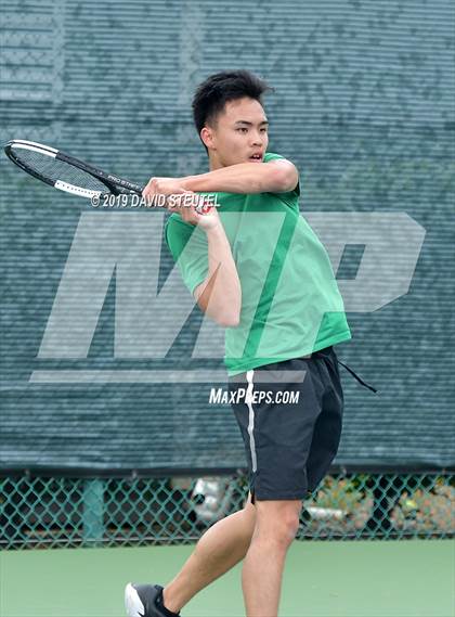 Thumbnail 3 in Redwood vs. Granite Bay (CIF NorCal Regional Team Tennis Championships) photogallery.