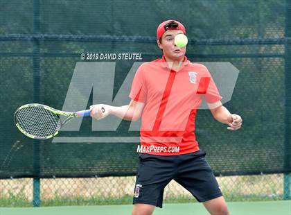 Thumbnail 2 in Redwood vs. Granite Bay (CIF NorCal Regional Team Tennis Championships) photogallery.