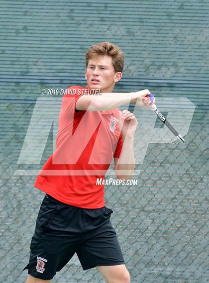Thumbnail 2 in Redwood vs. Granite Bay (CIF NorCal Regional Team Tennis Championships) photogallery.