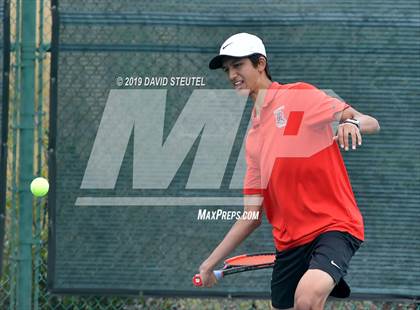 Thumbnail 2 in Redwood vs. Granite Bay (CIF NorCal Regional Team Tennis Championships) photogallery.