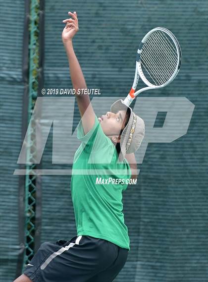 Thumbnail 2 in Redwood vs. Granite Bay (CIF NorCal Regional Team Tennis Championships) photogallery.