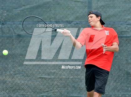 Thumbnail 2 in Redwood vs. Granite Bay (CIF NorCal Regional Team Tennis Championships) photogallery.