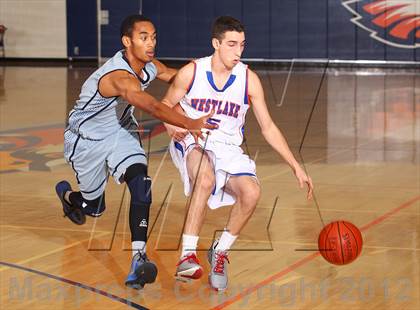 Thumbnail 3 in St. Genevieve vs. Westlake (Chaminade Christmas Classic) photogallery.