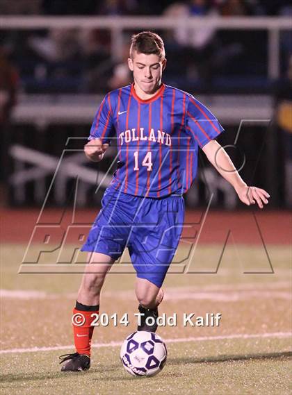 Thumbnail 3 in Bacon Academy vs Tolland (CIAC Class M Semifinal) photogallery.