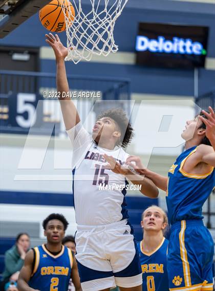 Thumbnail 3 in Liberty vs. Orem (Corner Canyon Tournament of Champions) photogallery.