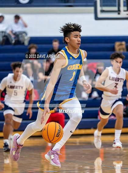 Thumbnail 3 in Liberty vs. Orem (Corner Canyon Tournament of Champions) photogallery.