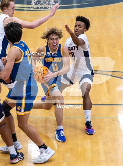 Thumbnail 2 in Liberty vs. Orem (Corner Canyon Tournament of Champions) photogallery.