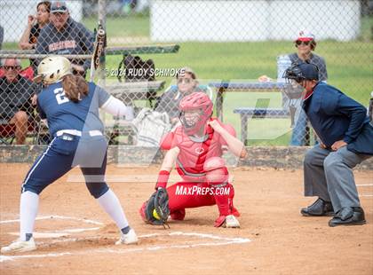 Thumbnail 3 in Cathedral Catholic vs. Mater Dei Catholic (Holy Bowl Classic) photogallery.