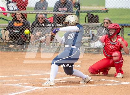Thumbnail 3 in Cathedral Catholic vs. Mater Dei Catholic (Holy Bowl Classic) photogallery.