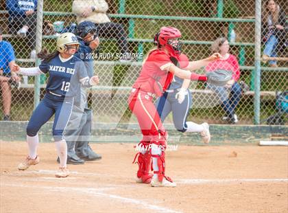 Thumbnail 1 in Cathedral Catholic vs. Mater Dei Catholic (Holy Bowl Classic) photogallery.