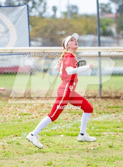 Thumbnail 2 in Cathedral Catholic vs. Mater Dei Catholic (Holy Bowl Classic) photogallery.