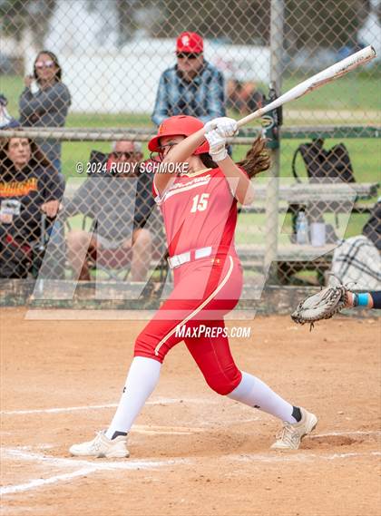 Thumbnail 2 in Cathedral Catholic vs. Mater Dei Catholic (Holy Bowl Classic) photogallery.