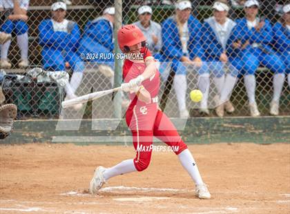Thumbnail 1 in Cathedral Catholic vs. Mater Dei Catholic (Holy Bowl Classic) photogallery.