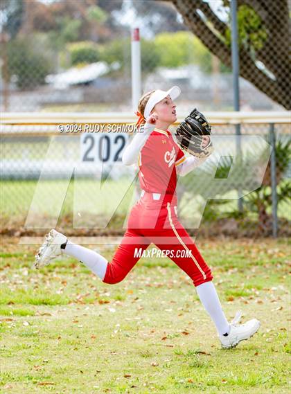 Thumbnail 3 in Cathedral Catholic vs. Mater Dei Catholic (Holy Bowl Classic) photogallery.