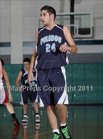 Thumbnail 2 in Pilibos vs Oakwood (Providence Tournament) photogallery.