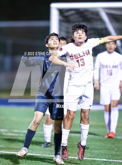 Thumbnail 2 in Riverbank vs. Delhi (CIF SJS D5 Finals) photogallery.