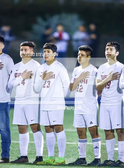 Thumbnail 2 in Riverbank vs. Delhi (CIF SJS D5 Finals) photogallery.
