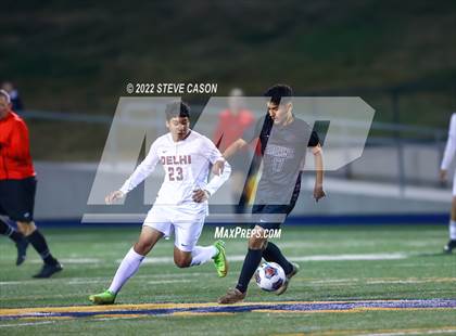 Thumbnail 2 in Riverbank vs. Delhi (CIF SJS D5 Finals) photogallery.