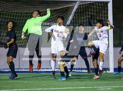 Thumbnail 2 in Riverbank vs. Delhi (CIF SJS D5 Finals) photogallery.