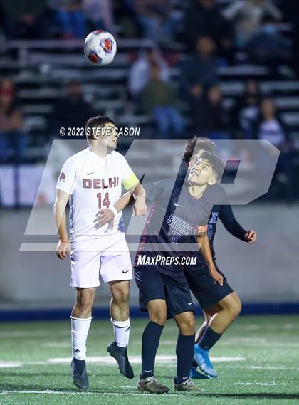 Thumbnail 1 in Riverbank vs. Delhi (CIF SJS D5 Finals) photogallery.