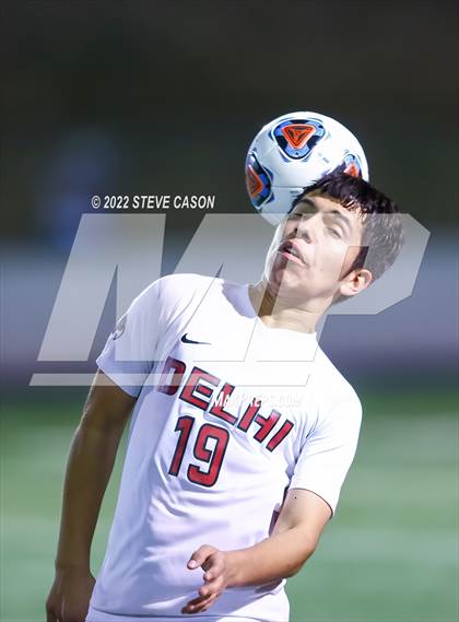 Thumbnail 2 in Riverbank vs. Delhi (CIF SJS D5 Finals) photogallery.