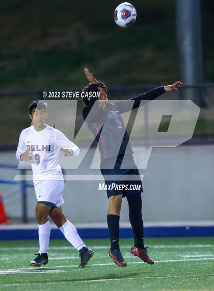Thumbnail 2 in Riverbank vs. Delhi (CIF SJS D5 Finals) photogallery.