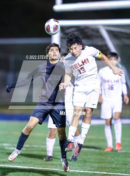Thumbnail 1 in Riverbank vs. Delhi (CIF SJS D5 Finals) photogallery.